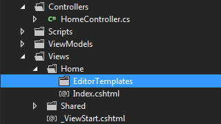 Editor template